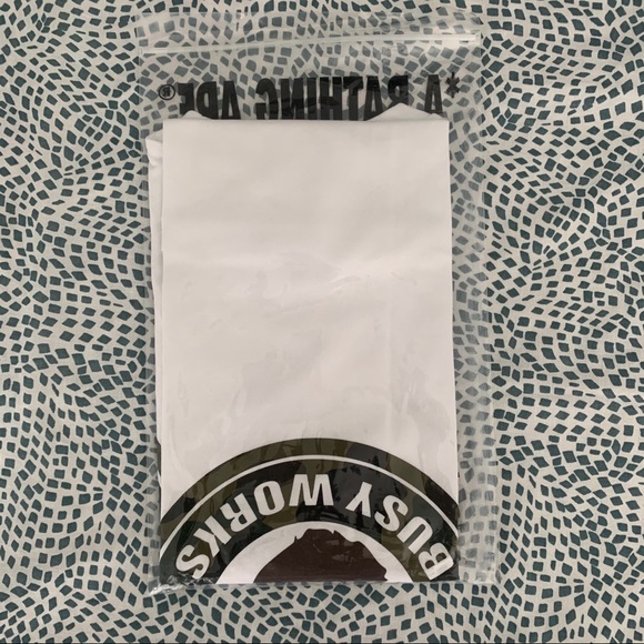 BAPE | College Tee White - Picture 5 of 9